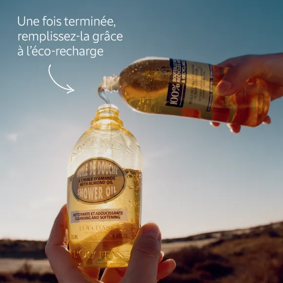 Éco-Recharge Huile De Douche Amande 500Ml