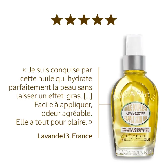 Huile Souplesse Amande 100Ml