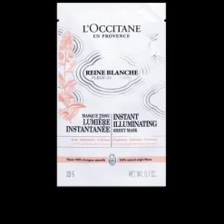 Masque Tissu Lumiere Instantanee Reine Blanche